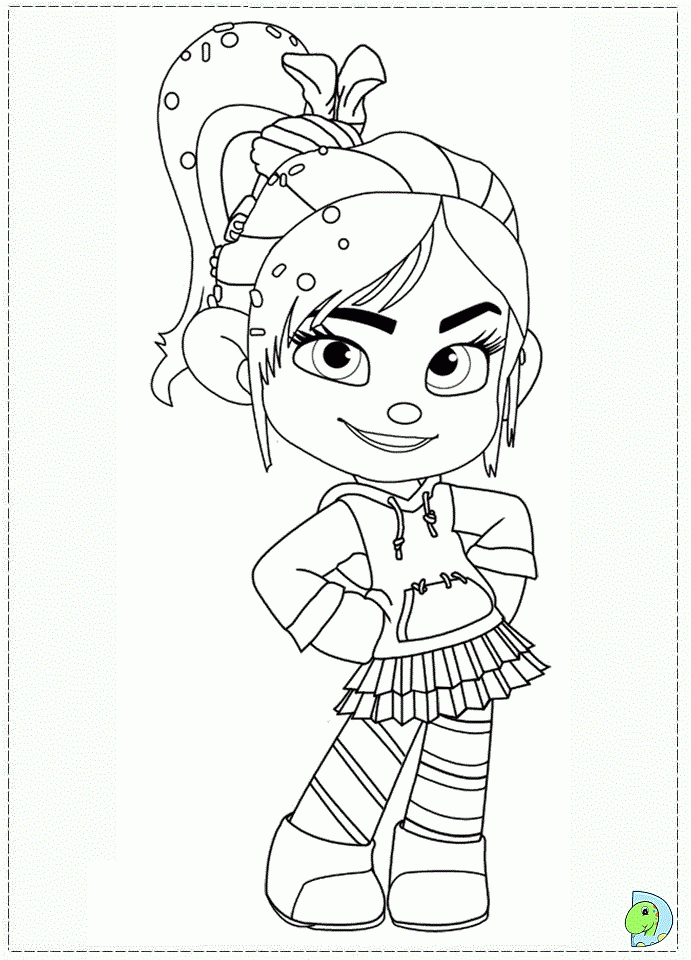 Wreck It Ralph Coloring Page DinoKids