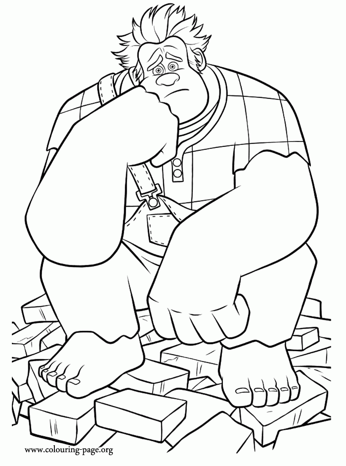 Wreck It Ralph Disney 39 s Wreck It Ralph Coloring Page