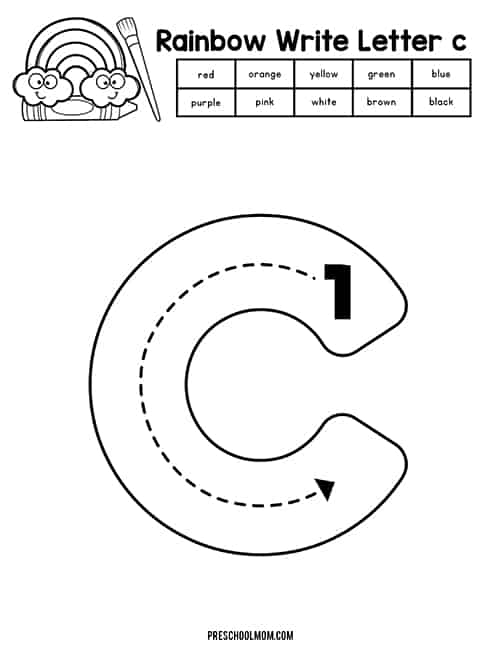 Writing Letters C And O Kindergarten Preschool Reading Writing 