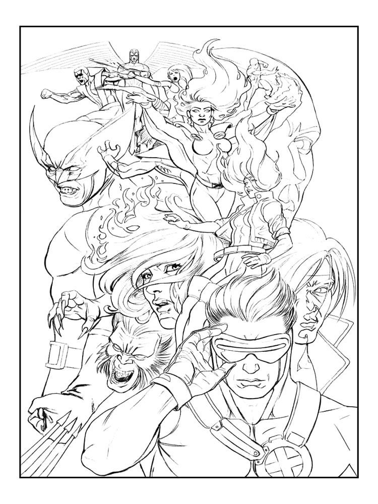X men Coloring Pages