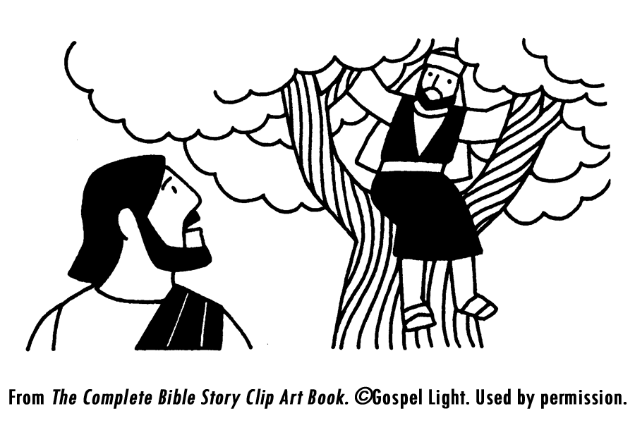 Zacchaeus Coloring Page Printable Coloring Home