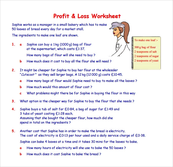FREE 23 Sample Profit And Loss Templates In Google Docs Excel 