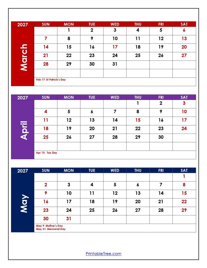 Desk with calendar page spread and markers