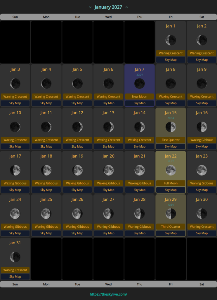 Student notebook with moon phase worksheets and notes