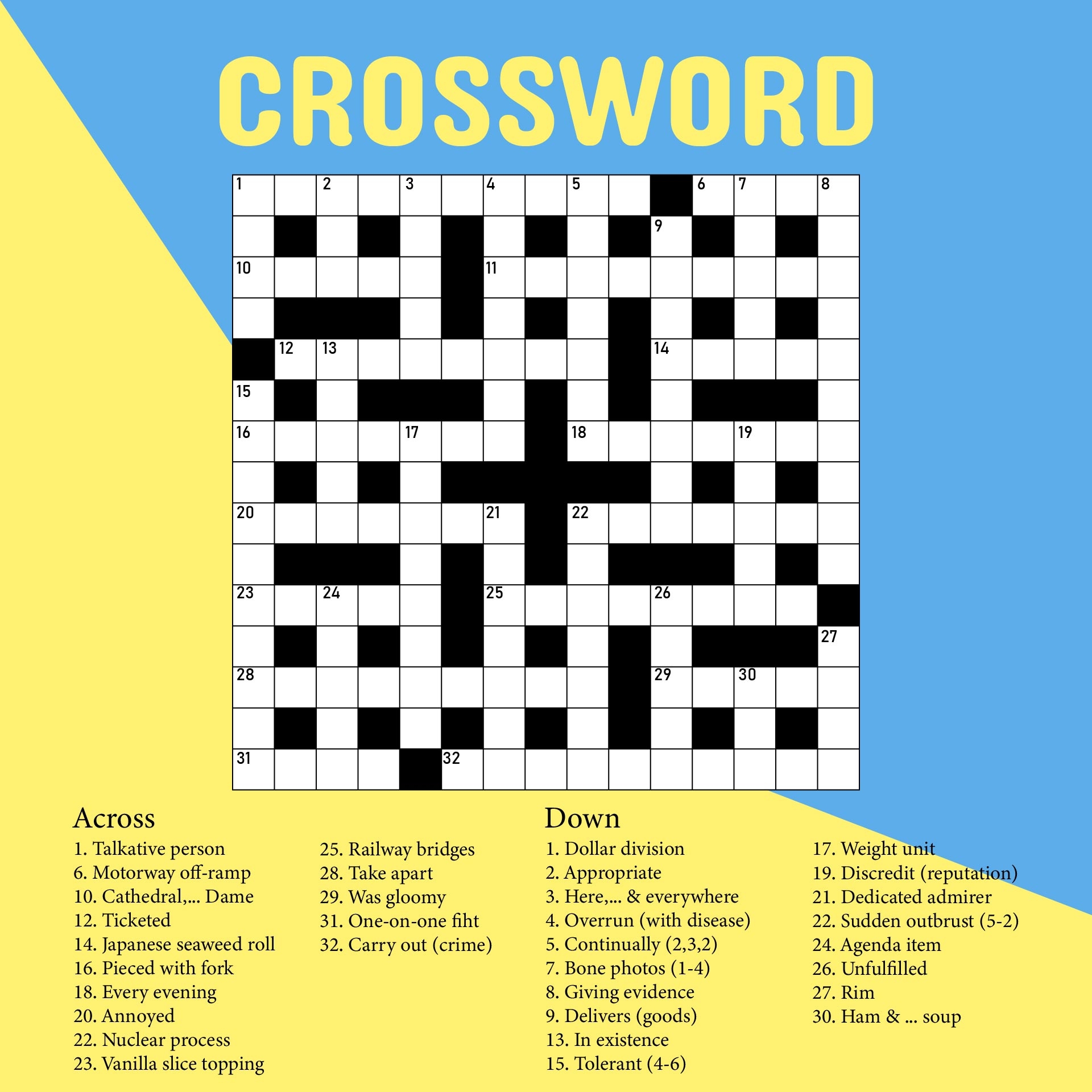 Best Printable Crossword Puzzles Printable Templates Your Go To 
