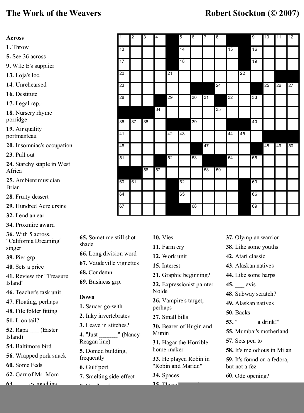 Bestcrosswords Printable