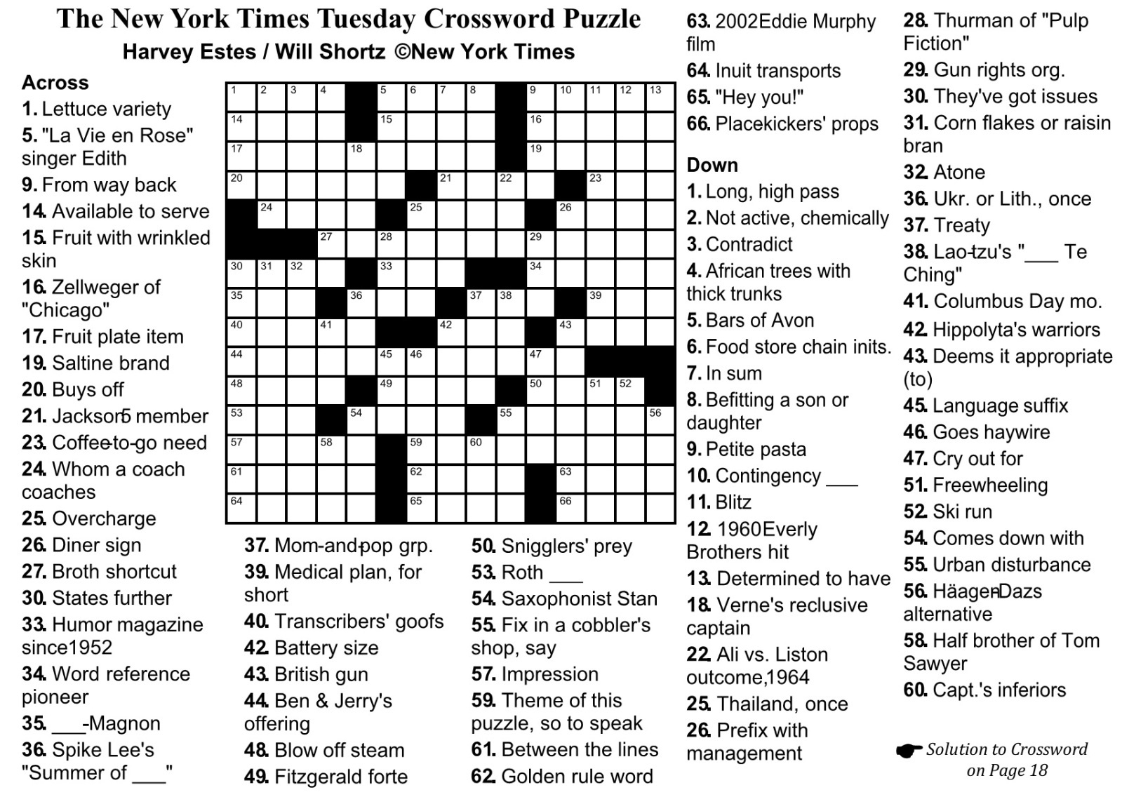 Canonprintermx410 26 Fresh Free La Times Crossword La Times Free 
