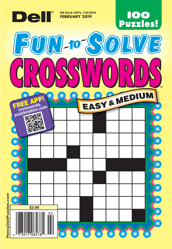 Dell Easy Crossword Puzzles Printable Printable And Enjoyable Learning