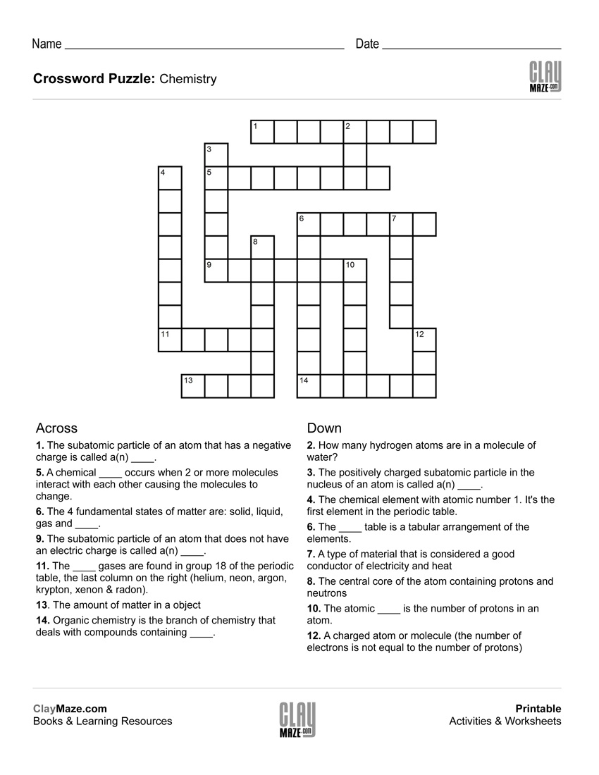Elementary Crossword Puzzle Printable Crossword Puzzles Online