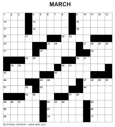 Free Crosswords For Seniors Large Print Puzzles DailyCaring