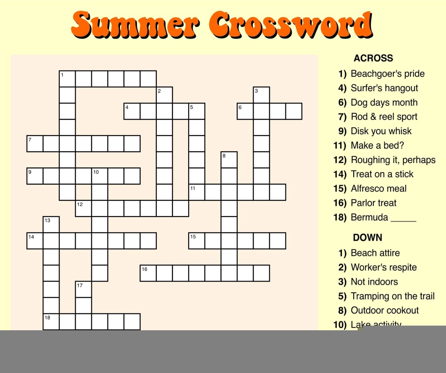 Free Large Printable Crossword Puzzles Printable JD