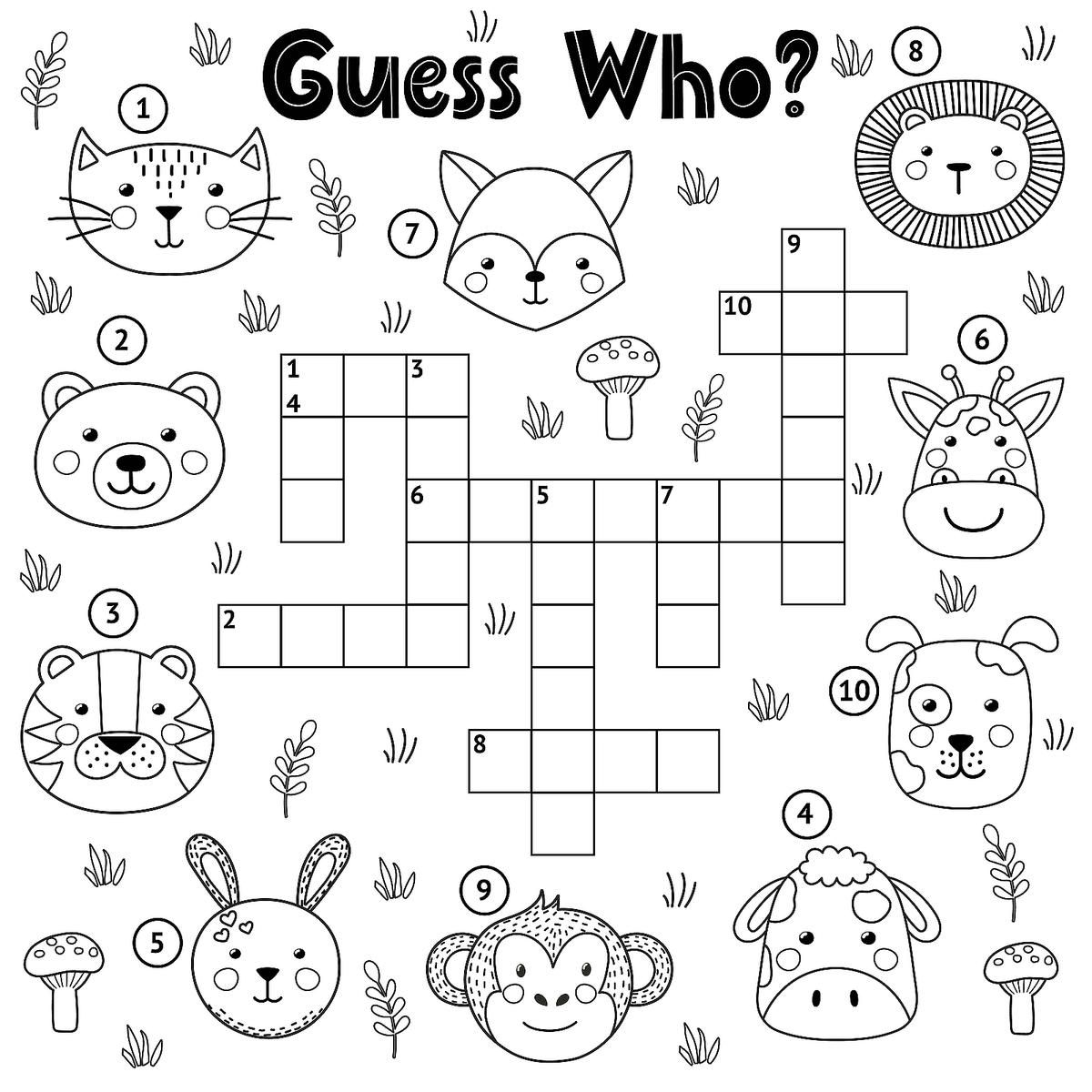 Fun Crossword Puzzles Printable