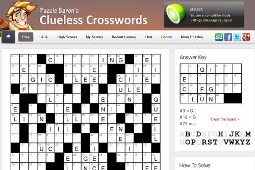 Free Printable Clueless Crosswords Free Templates Printable