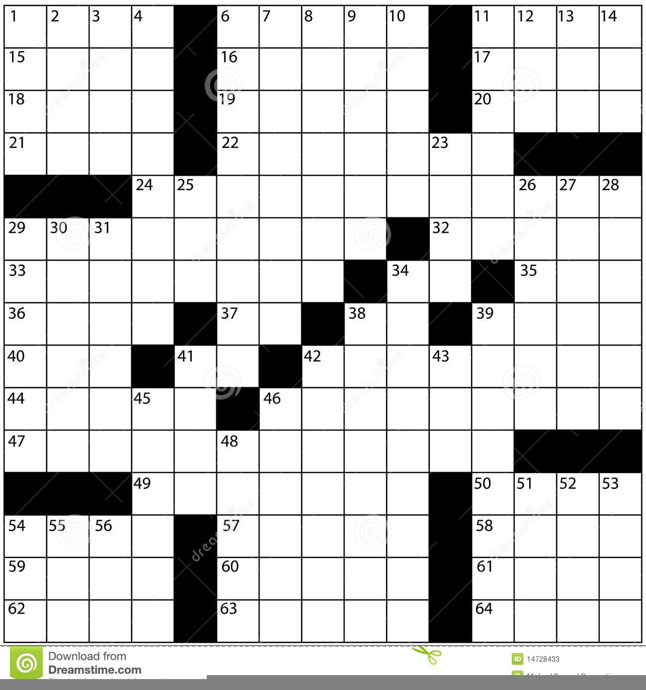 Free Printable Crossword Puzzle Grids Sally Crossword Puzzles