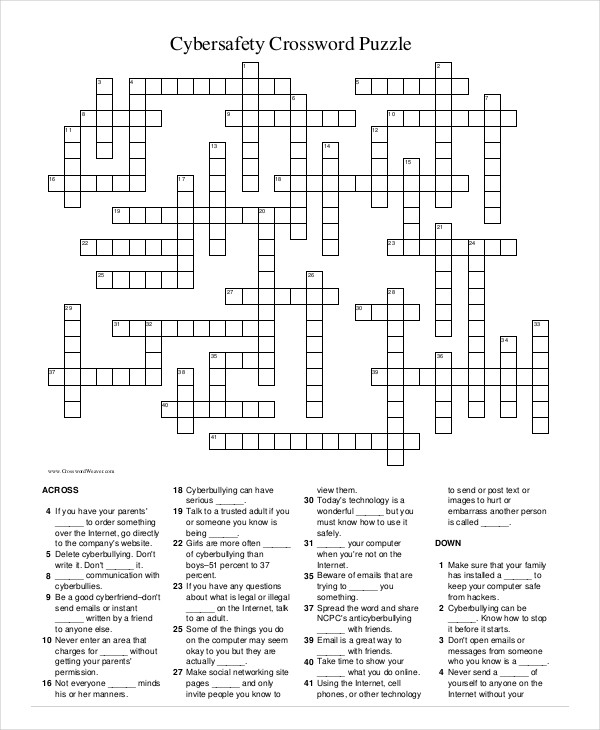 Crossword Download Pdf