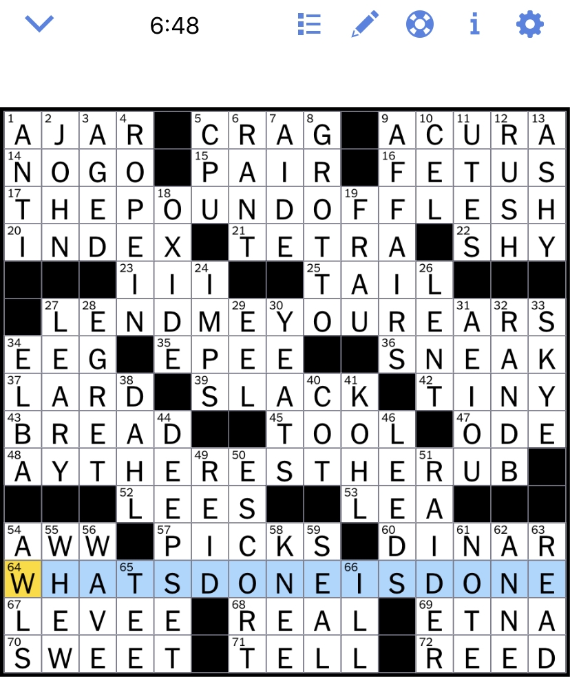 Free Printable Nytimes Crossword Puzzles