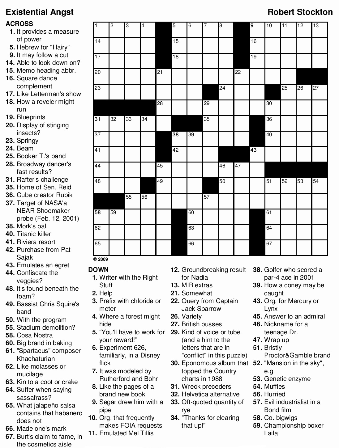 Medium Difficulty Printable Crossword Puzzles Medium Difficulty 