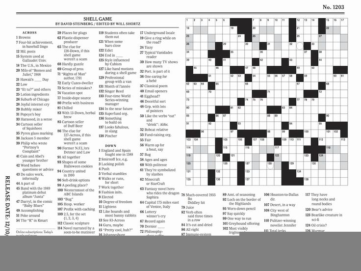 New York Times Crossword Puzzles Printable FreePrintable me