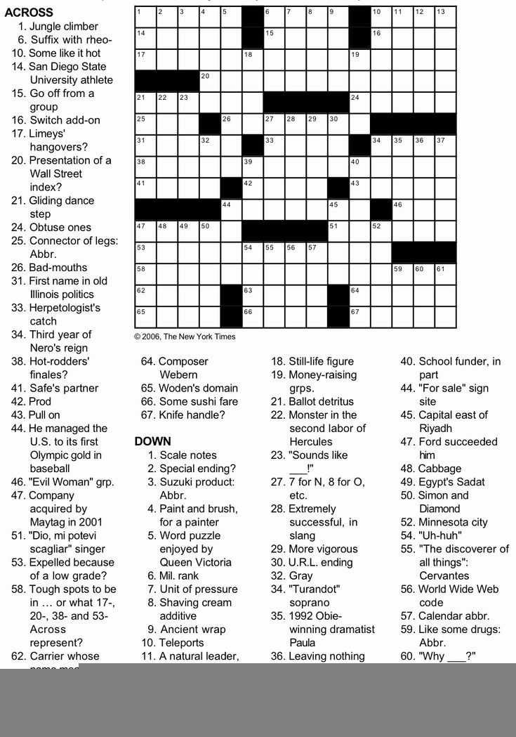 Nyt Free Printable Crossword Puzzles Pdf Mary Crossword Puzzles