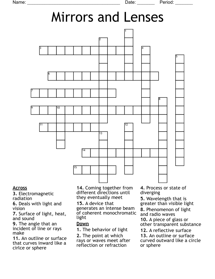 Printable Crossword Puzzles Mirroreyes
