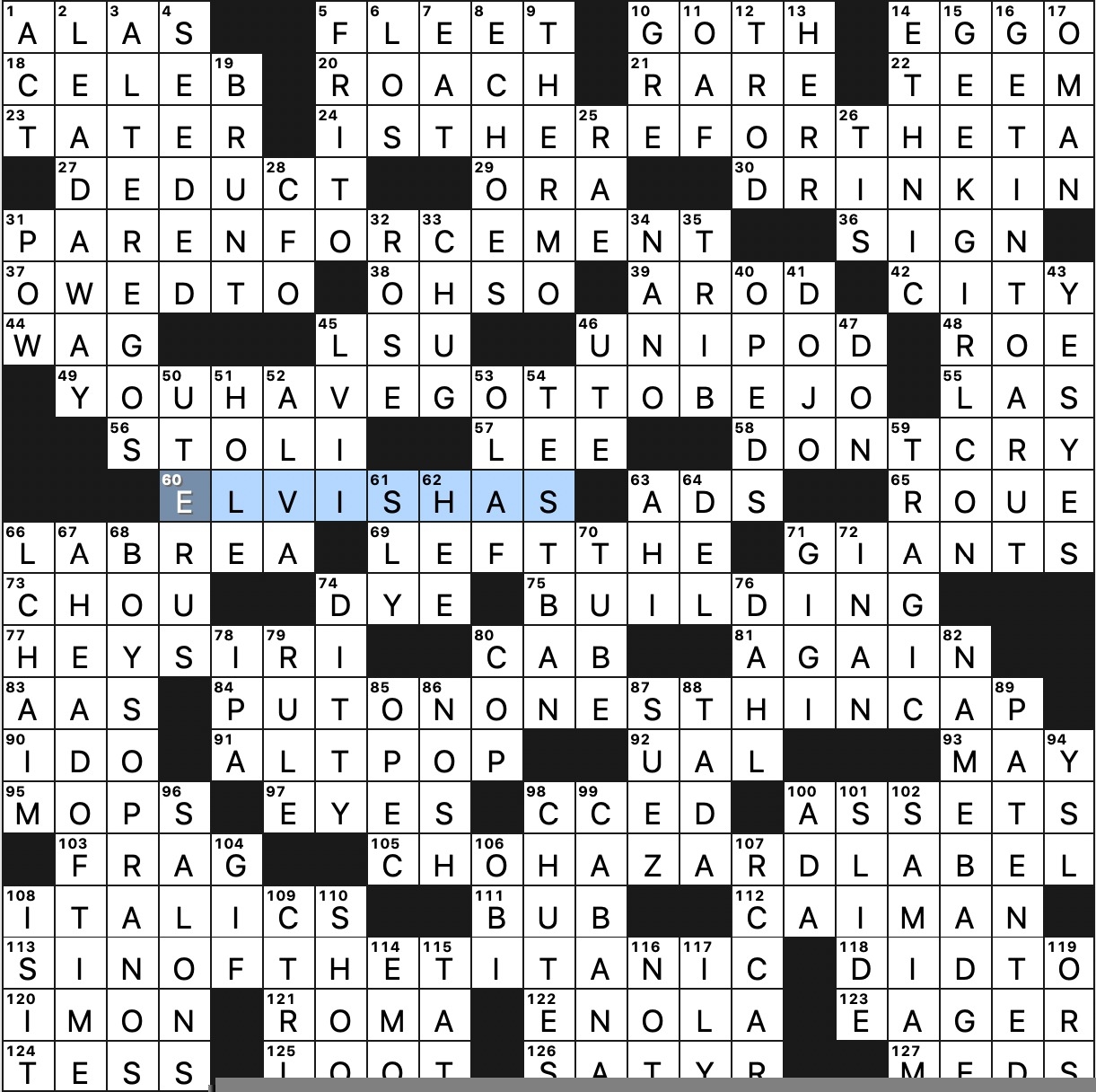 Washington Post Crossword Printable
