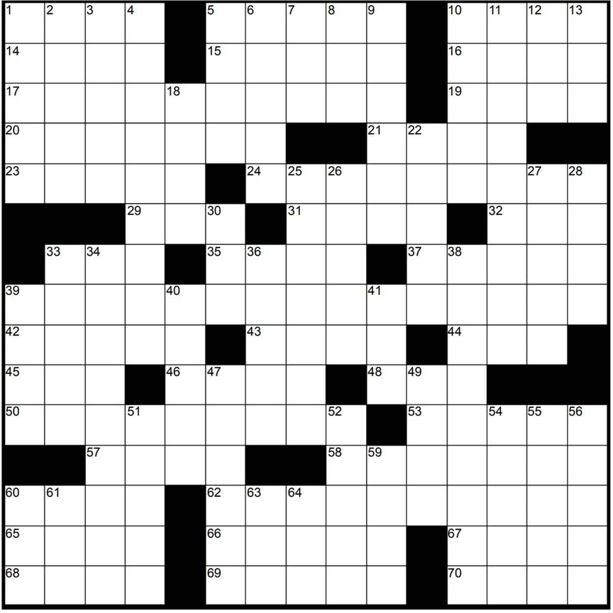 Washington Post Crossword Printable Version Printable Crossword Puzzles
