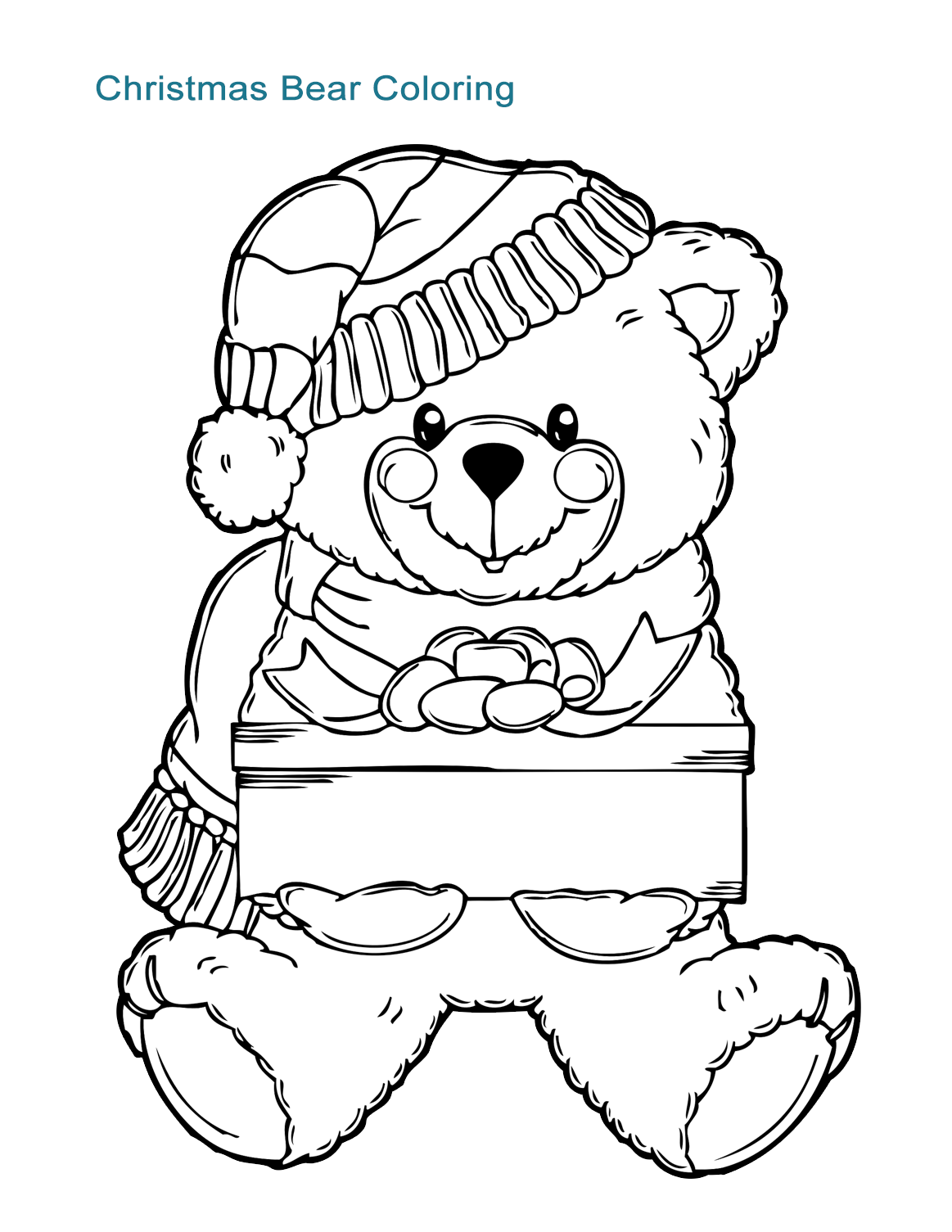 10 Christmas Coloring Worksheets For All Ages ALL ESL