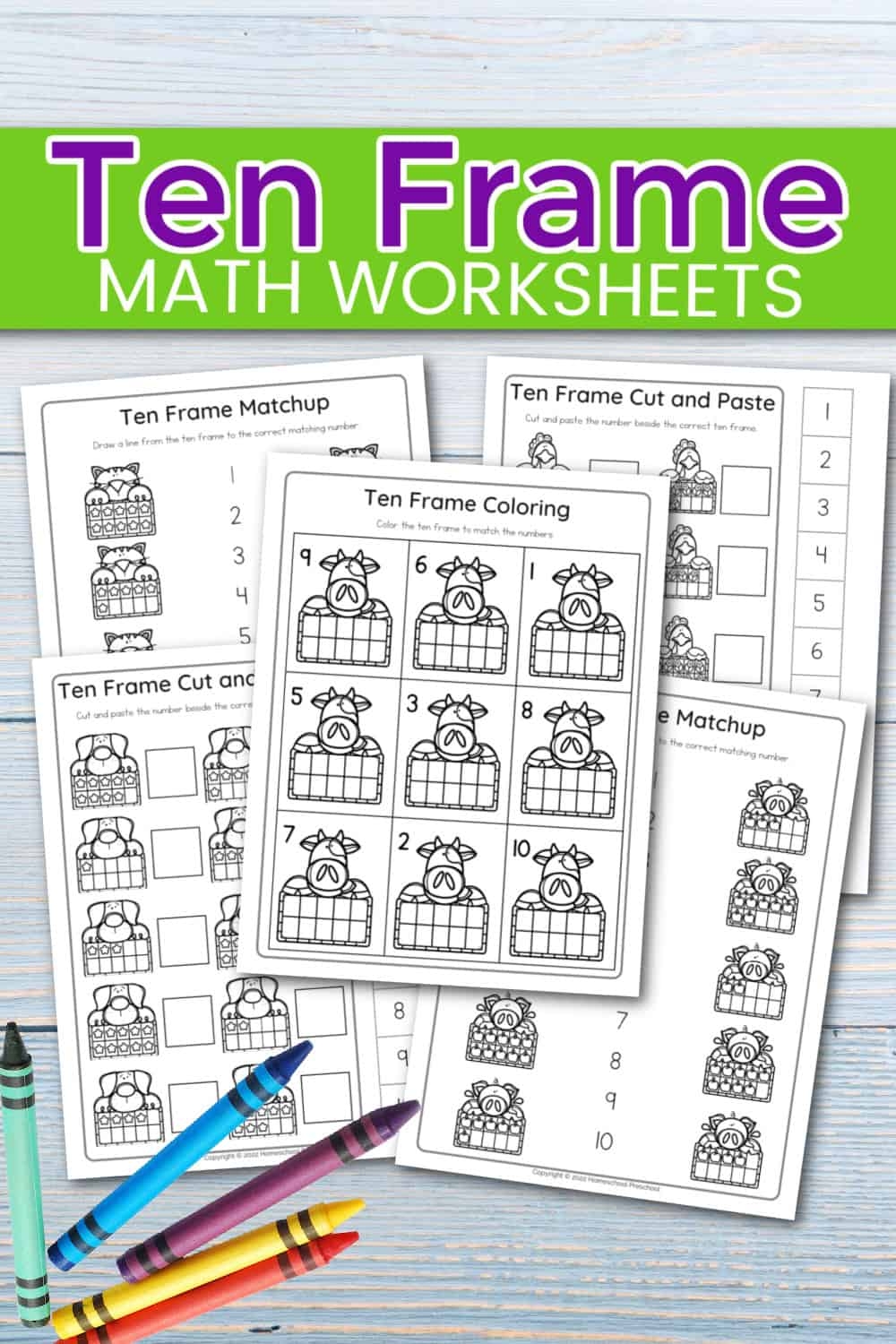 10 Frames Maths Worksheets Infoupdate