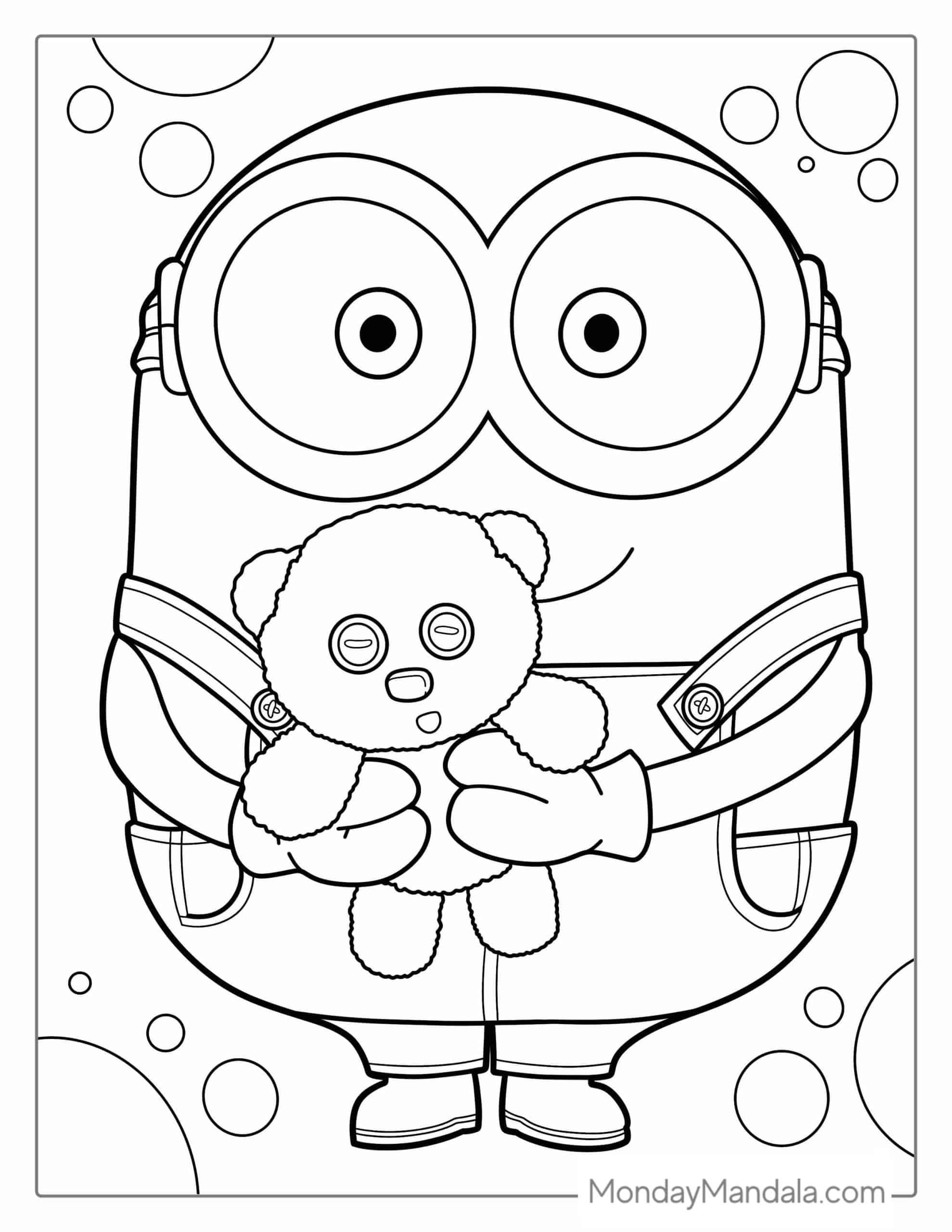 100 Minion Coloring Pages 1 Coloring Craze
