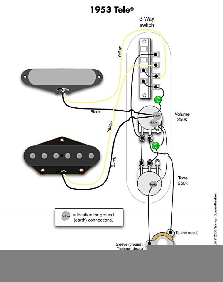 1953 Tele Wiring Diagram Seymour Duncan Telecaster Build 