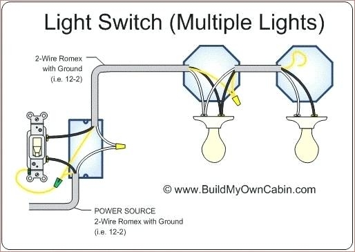 2 Lights One Switch Diagram
