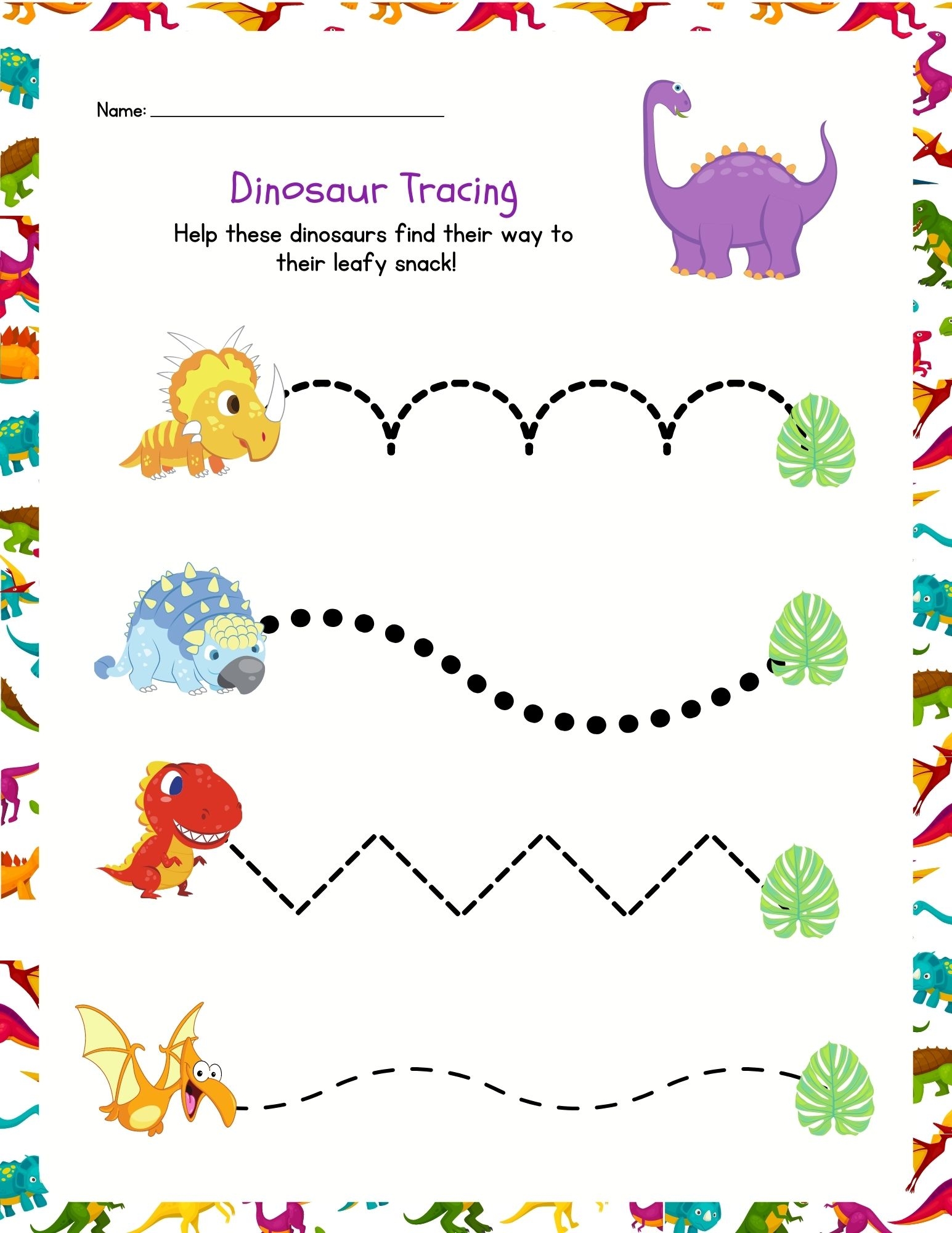 2 Printable Preschool Tracing Worksheets Trace The Lines Perfect 