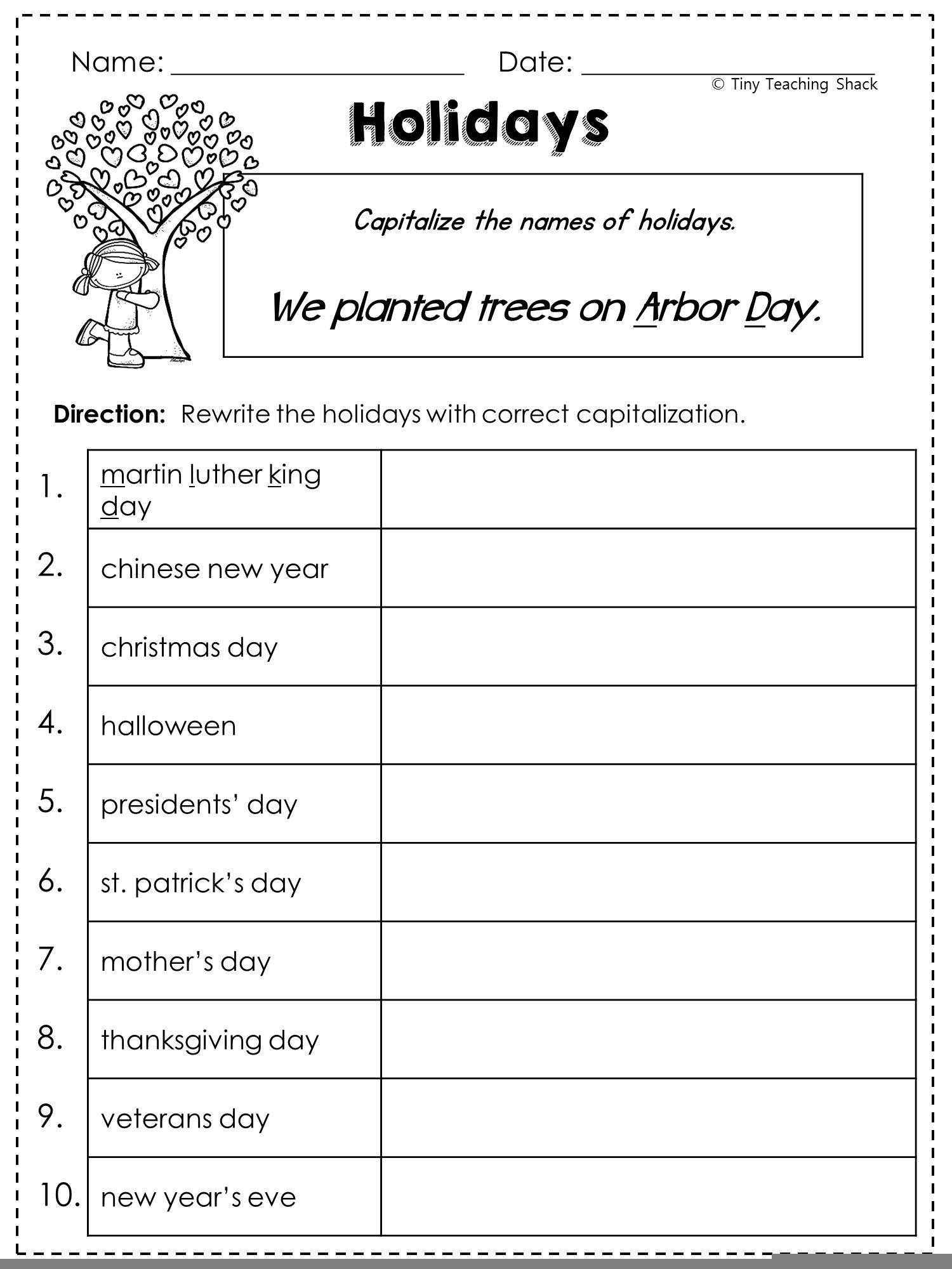 2nd Grade Printable Worksheets Free Printable Worksheets