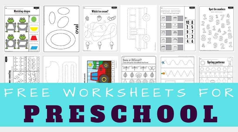 3 Free Preschool Number Worksheets 1 10 Freebie Finding Mom 