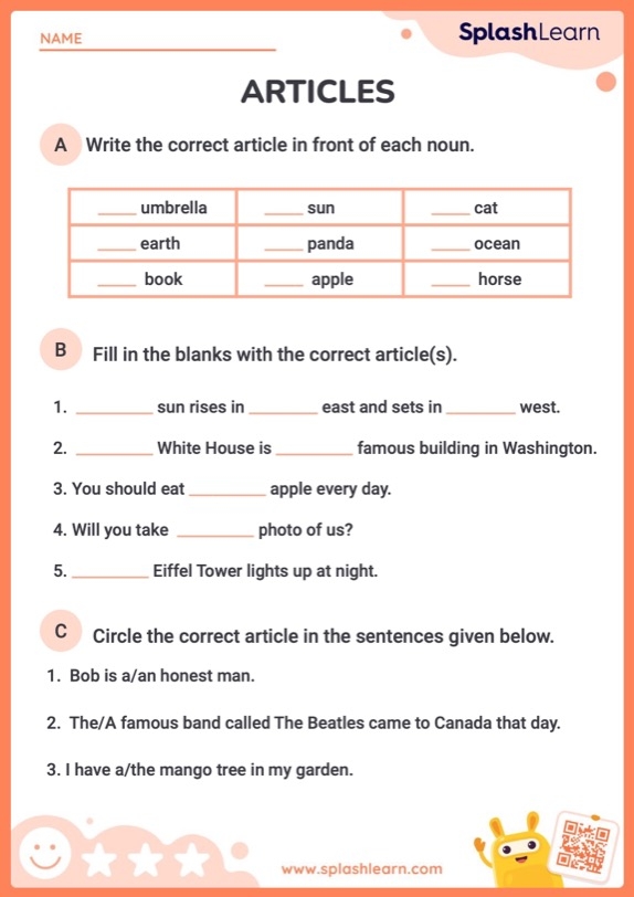 3rd Grade Language Arts Worksheets Worksheets Library