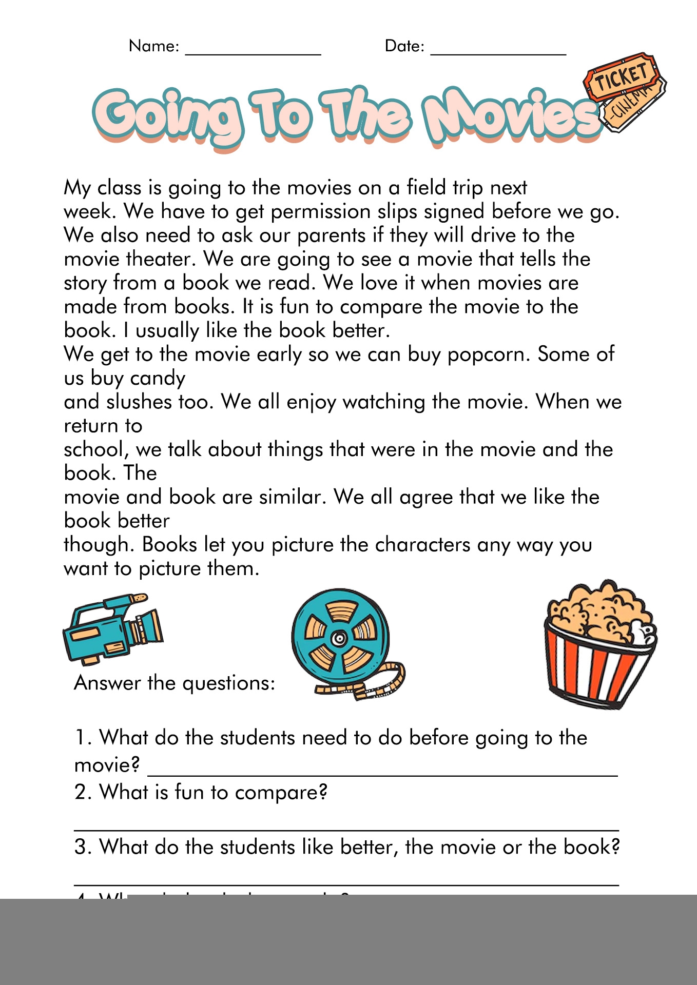 3rd Grade Reading Comprehension Skills Worksheets SkillsWorksheets