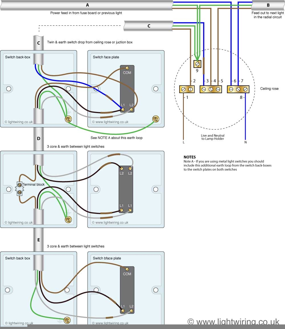 4 Way Switch Wiring Diagram Cadician 39 s Blog