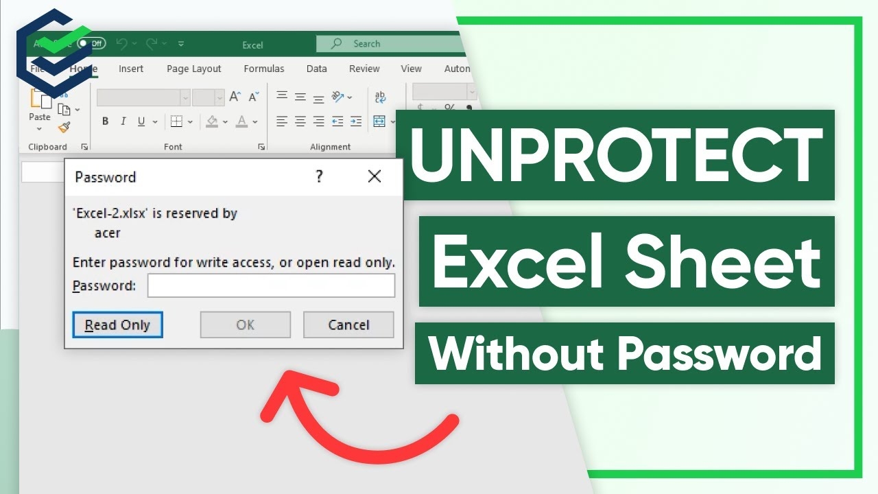  4 Ways How To UNPROTECT Excel Sheet Without Password How To Unlock 