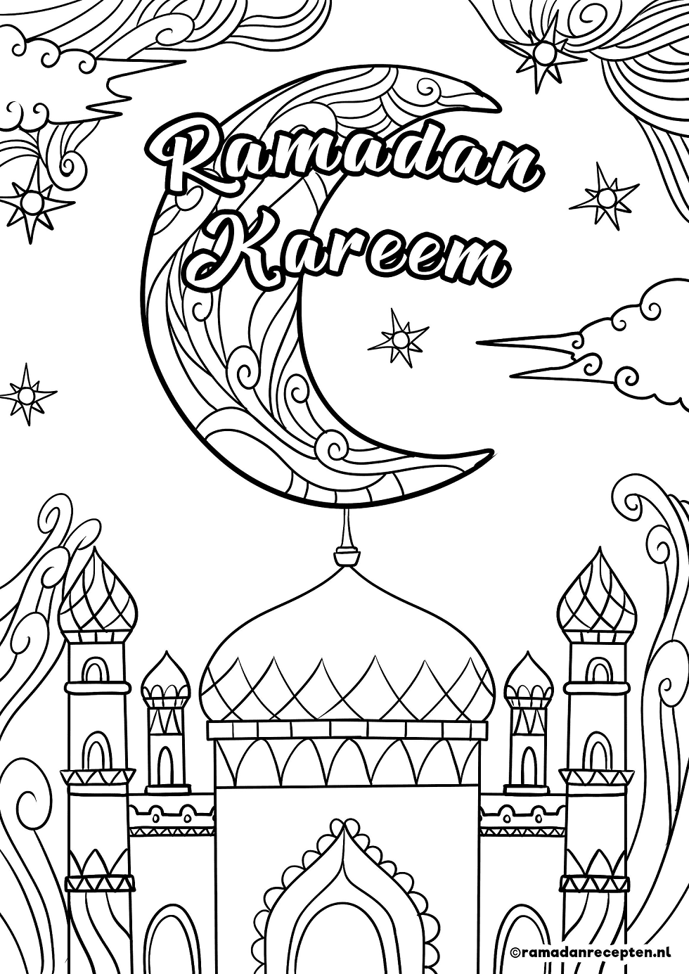 49 Free Printable Ramadan Coloring Pages