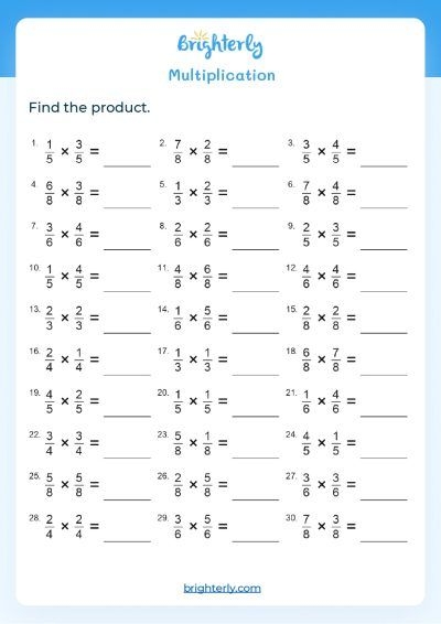 4th Grade Multiplication Worksheets Free Printable Multiplication 