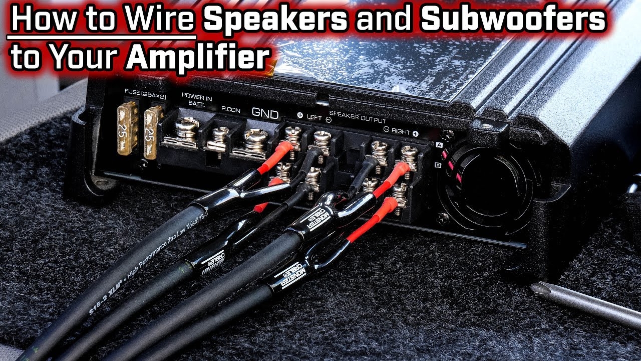 5 Channel Amp Wiring Diagram Wiring Diagram 6 Speakers 4 Channel 
