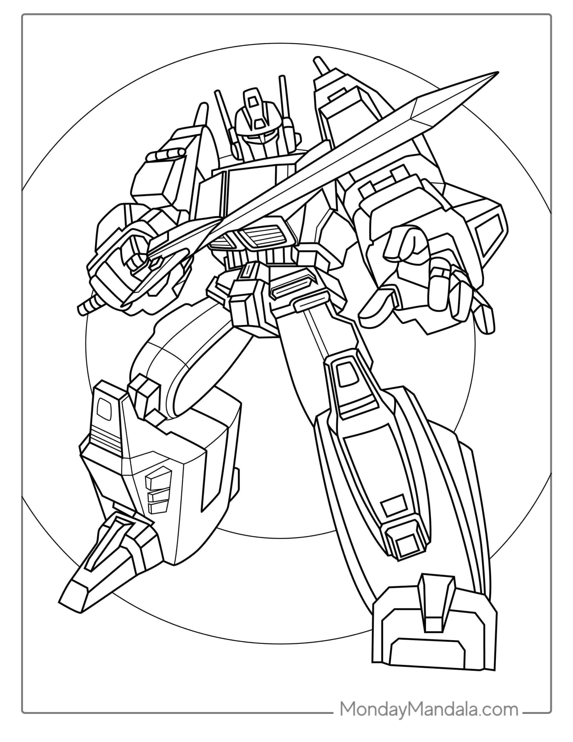 50 Transformers Coloring Pages Free PDF Printables Transformers 
