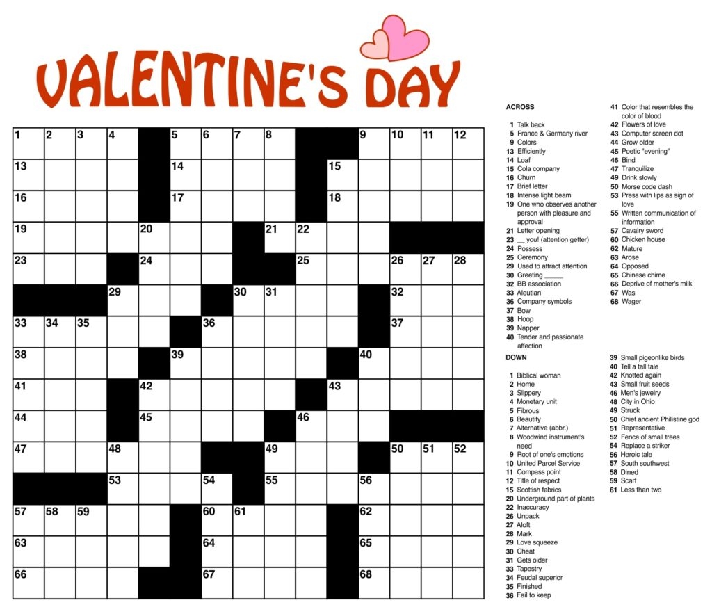 7 Daily Printable Crossword Puzzles Printable JD
