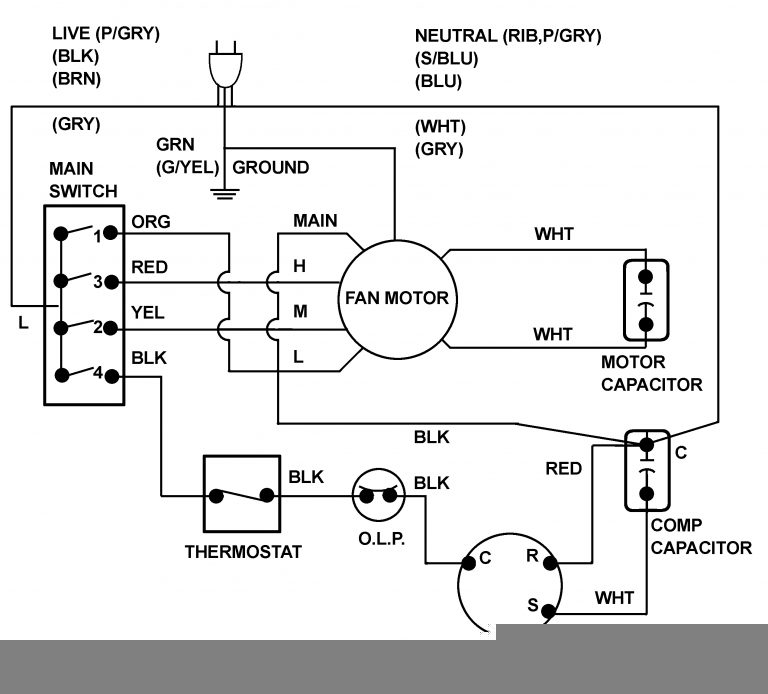 Ac Hvac Wiring Wiring Diagram Central Air Conditioner Wiring