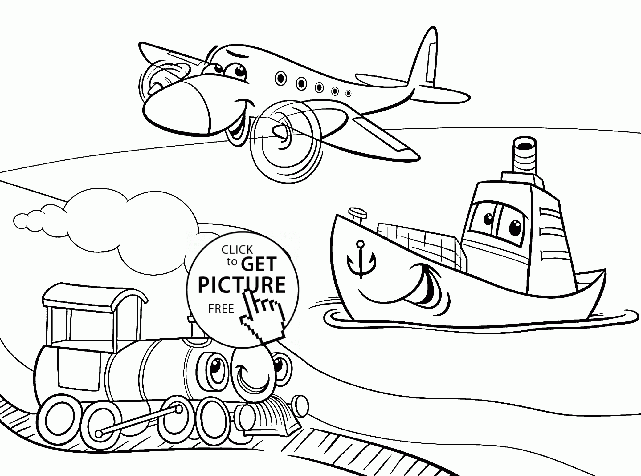 Air Transportation Coloring Pages Coloring Home
