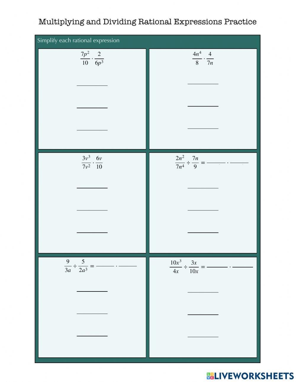 Algebra 2 Worksheets Dynamically Created Algebra 2 Worksheets 