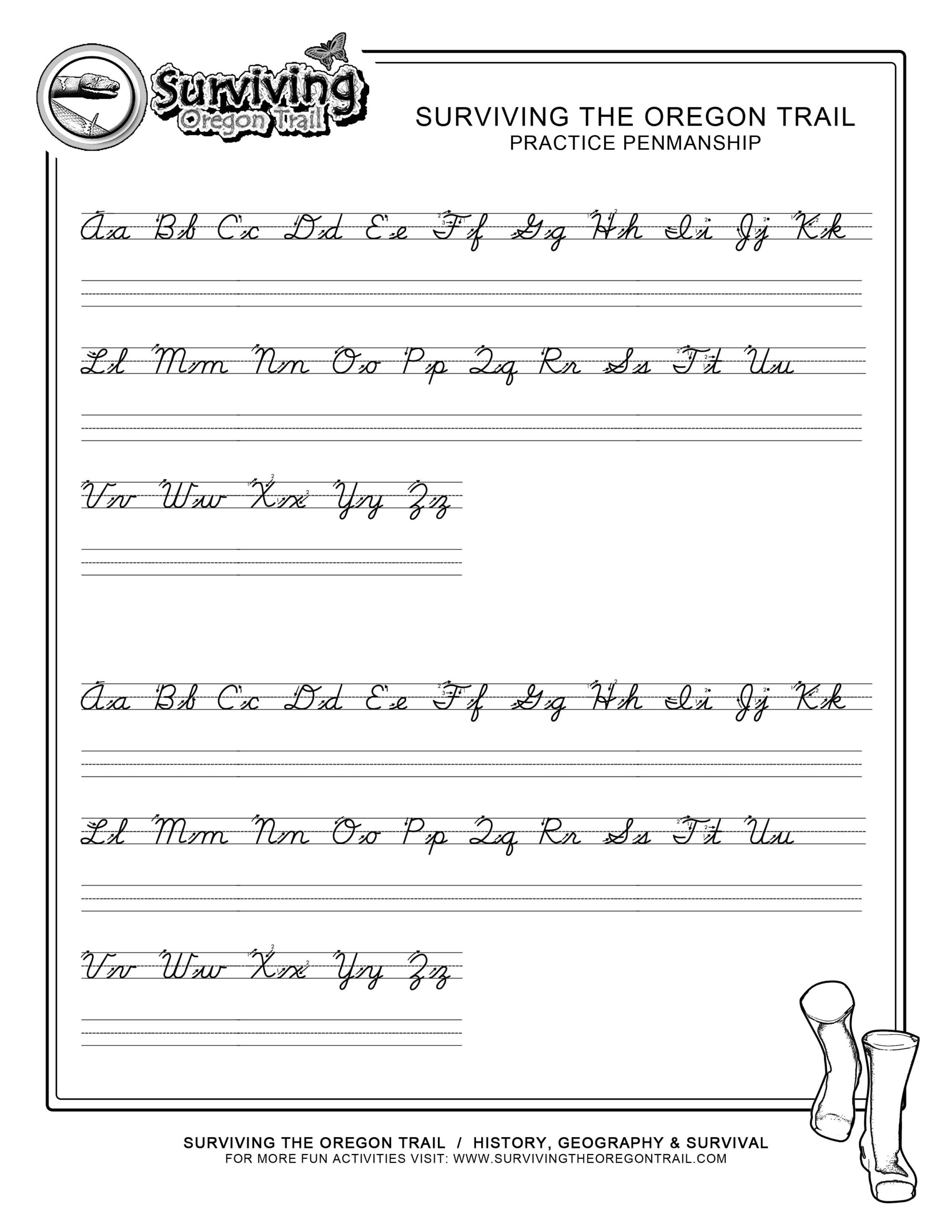 Alphabet Cursive Worksheets Free Printable AlphabetWorksheetsFree