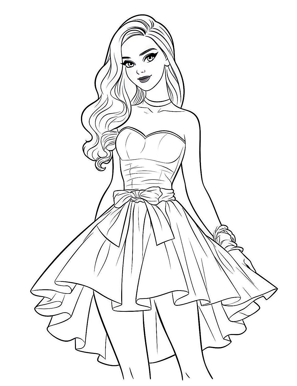 Barbie Coloring Book 47 Barbie Coloring Pages For Kids And Adults Free 