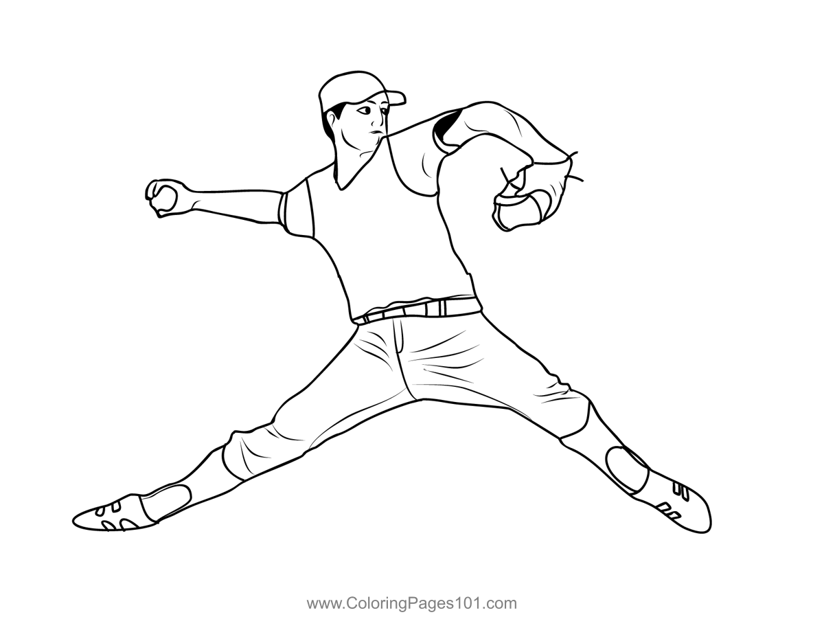 Baseball 2 Coloring Page For Kids Free Baseball Printable Coloring 