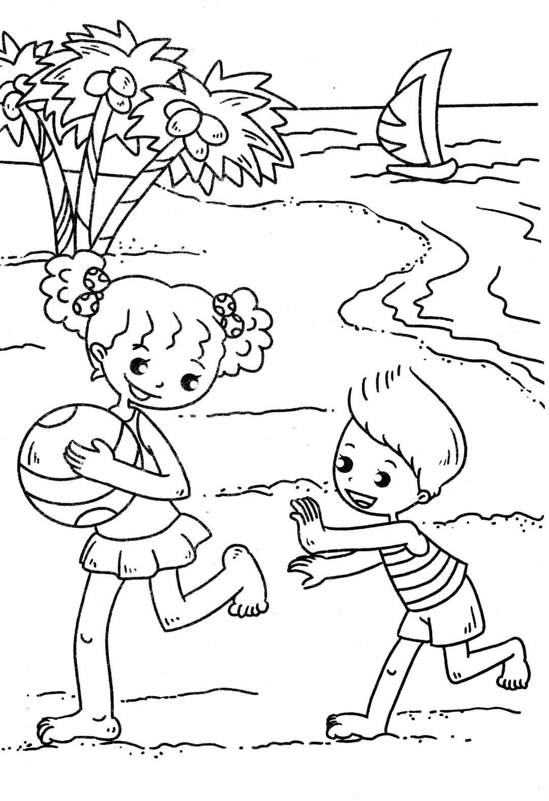 Beach Coloring Pages Printable Coloring Pages FREE